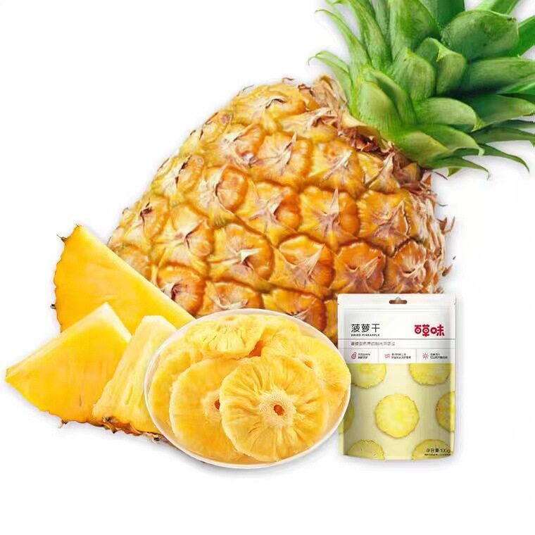 百草味菠萝干100g箱规70包酸甜