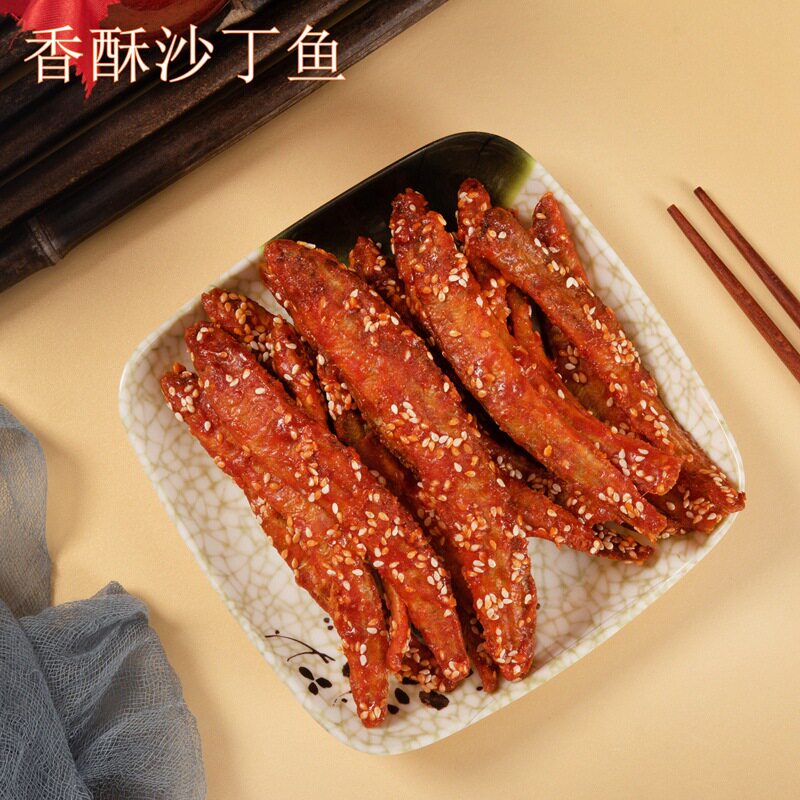 香辣微甜沙丁鱼小鱼干即食风味