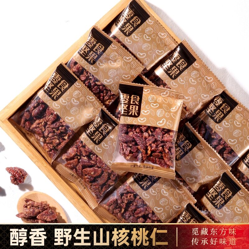 独立小包新货特产干果散装厂家坚果炒货休闲零食批发野生山核桃仁