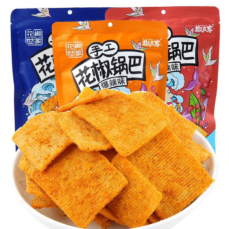 椒巴客花椒世家手工锅巴网红