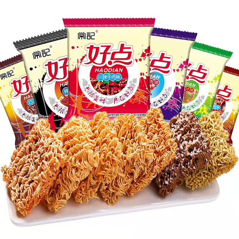 常记好点干脆面掌心脆干吃面