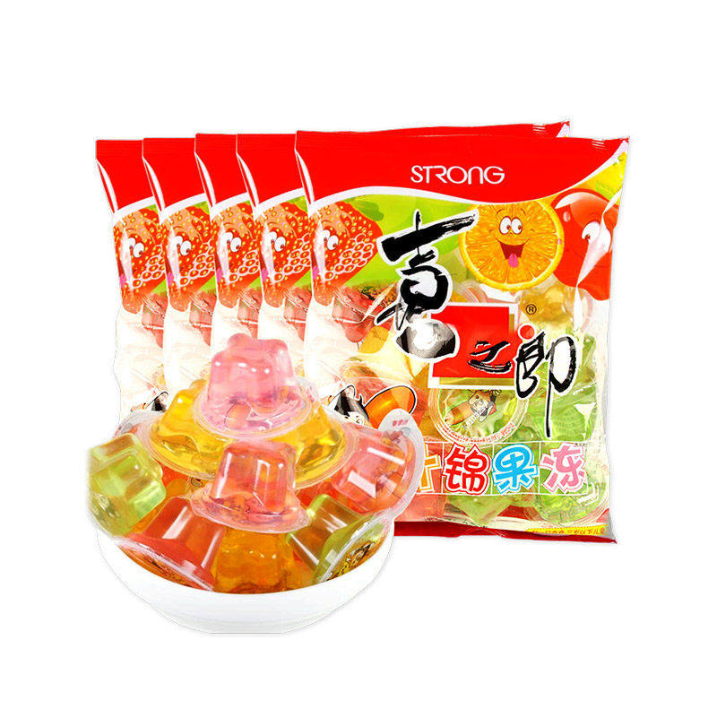 喜之郎什锦果汁果冻360g袋装整箱