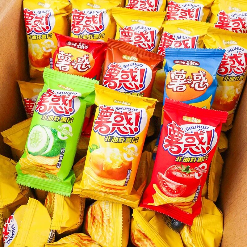 盐津铺子烘烤薯片焙烤食品原味