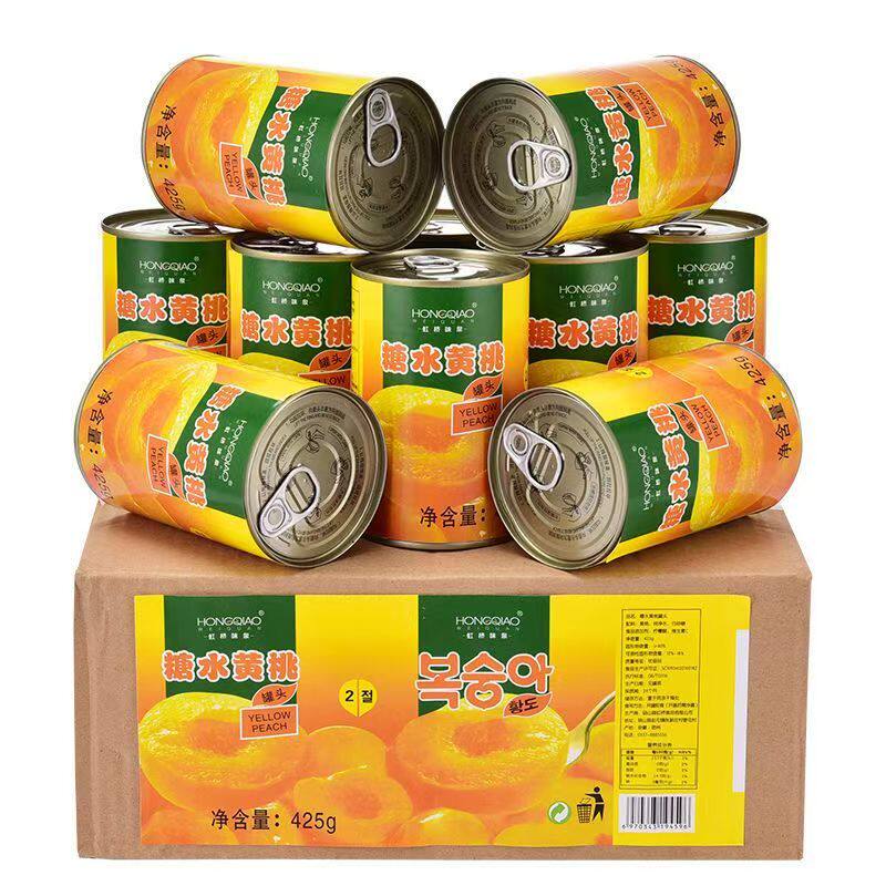 黄桃罐头正品新鲜砀山特产糖水