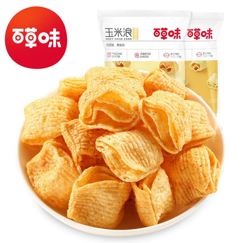 百草味玉米浪浓情烤肉味/玉米浓