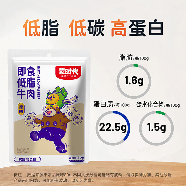 蒙时代即食低脂牛肉牛腱子健身
