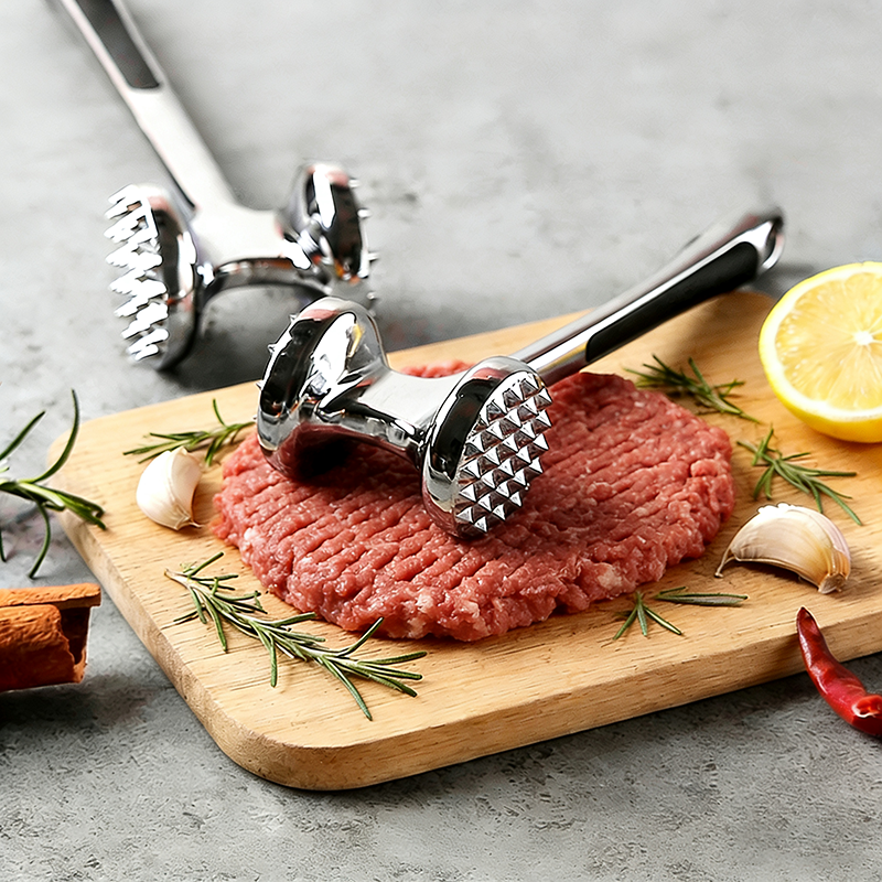 双面松肉锤牛排专用锤厨房牛肉敲打锤大排锤打器家用敲肉锤肉神器