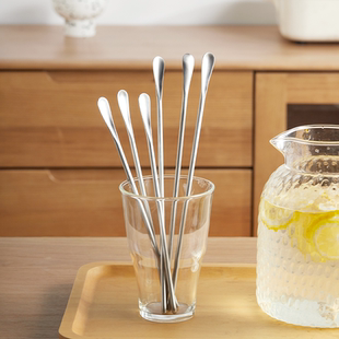 304不锈钢搅拌棒长柄搅拌神器高颜值牛奶搅拌勺子婴儿奶粉搅奶棒