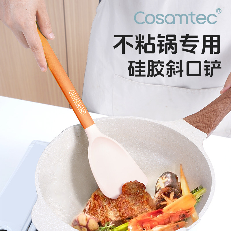 食品级硅胶铲耐高温家用炒菜铲子不粘锅专用铲炒勺子硅胶长柄锅铲,厨房/烹饪用具,锅铲,淘宝优惠券,粉丝福利购,淘宝优惠卷