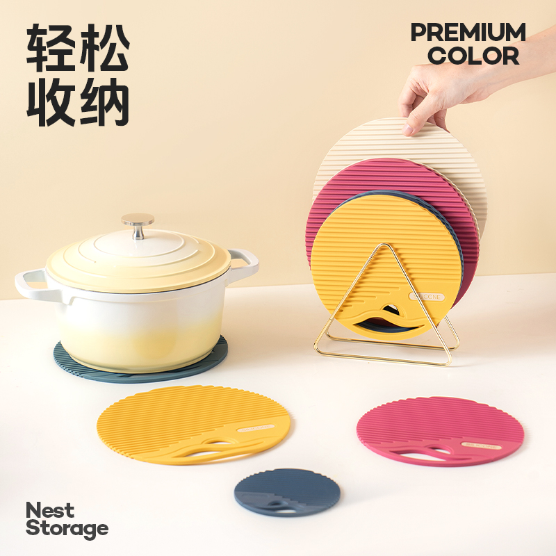 高级感硅胶隔热垫餐垫锅垫杯碗垫子家用耐高温菜盘砂锅防烫餐桌垫