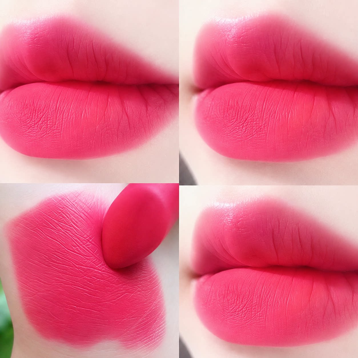 M706女团嫩粉色口红哑光雾面唇釉持久不易脱色桃花粉色火龙果唇膏图片