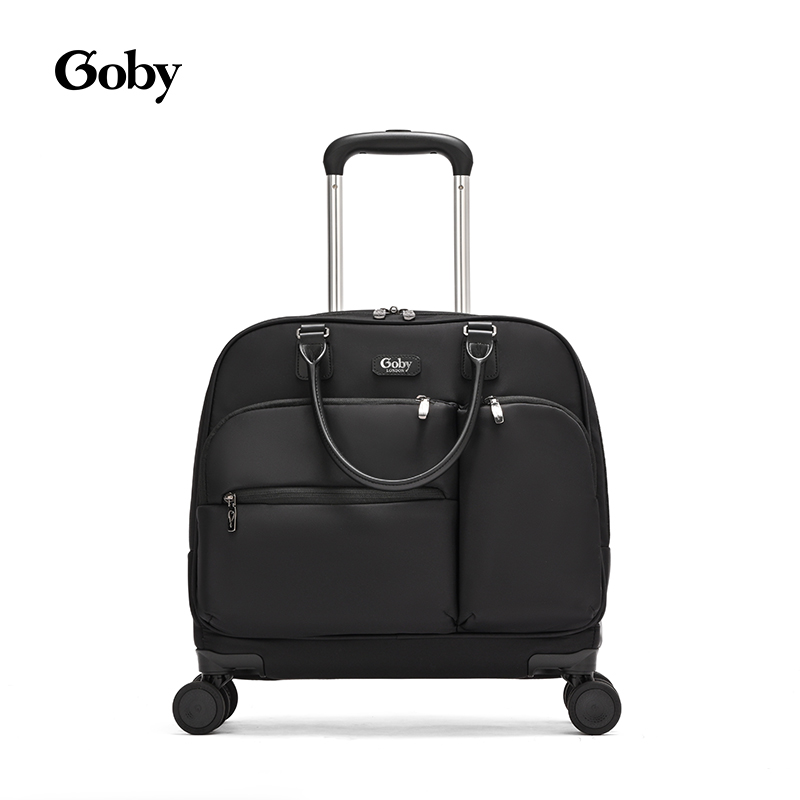GOBY轻奢潮流行李皮箱小型女18寸旅行拉杆箱小号迷你手提包男16