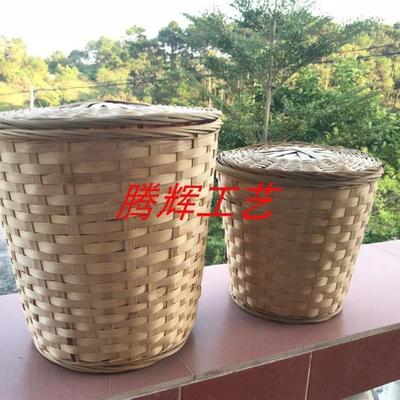 手工竹制品环保竹编茶篓 大竹篮 花篮 茶叶篮水果蔬菜篮 收纳筐