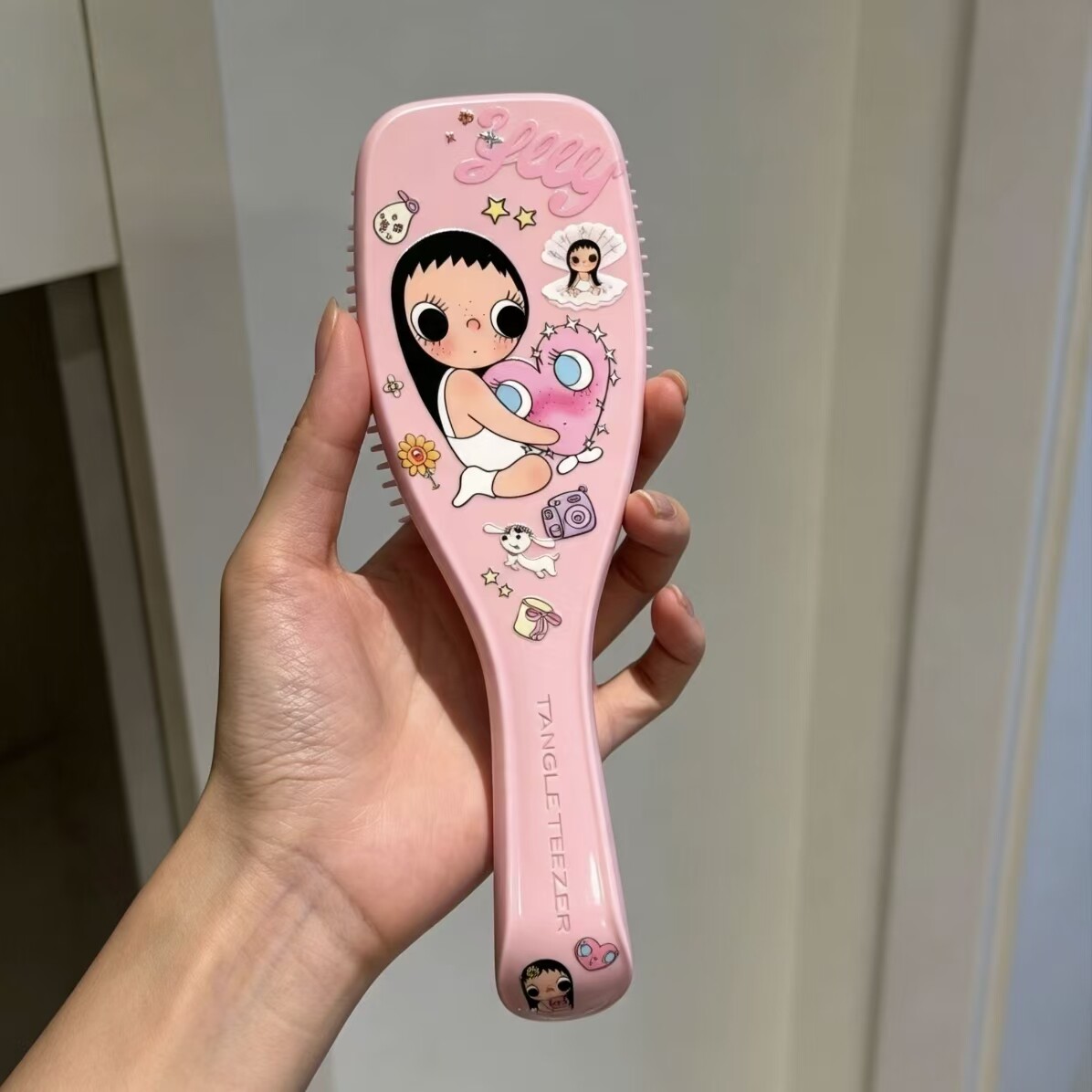 小玉梳子宿舍便携蓬松顺发按摩梳图片