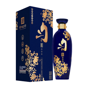 匀酒蓝花高端优级礼盒装 送礼酒水贵州酱香型白酒纯粮食53度500ml