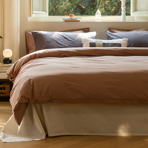 和集被套纯棉亲肤美拉德芮夫棉麻