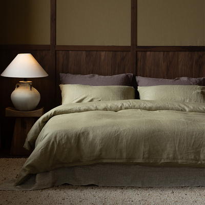 有青四件套 Refresh芮夫 进口亚麻轻奢高端高级感夏质感侘寂风