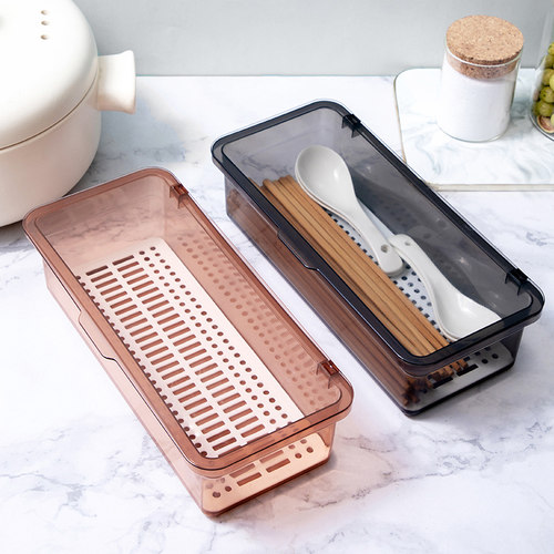 筷子盒餐具收纳盒家用厨房塑料