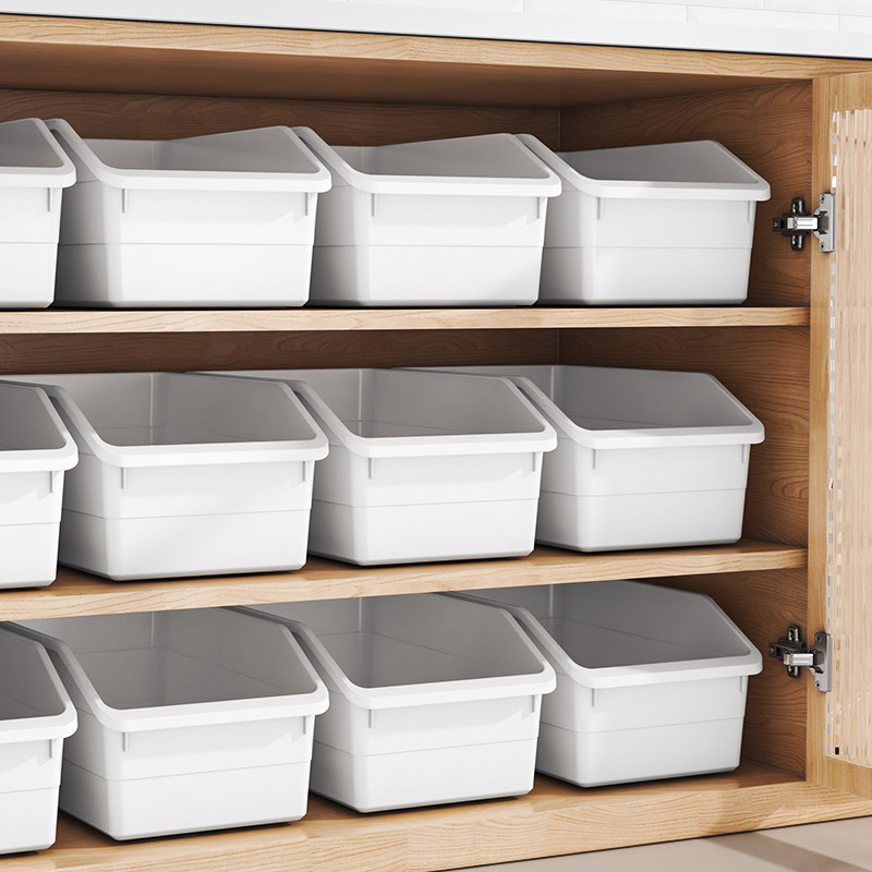 斜口收纳盒厨房整理盒橱柜储物筐