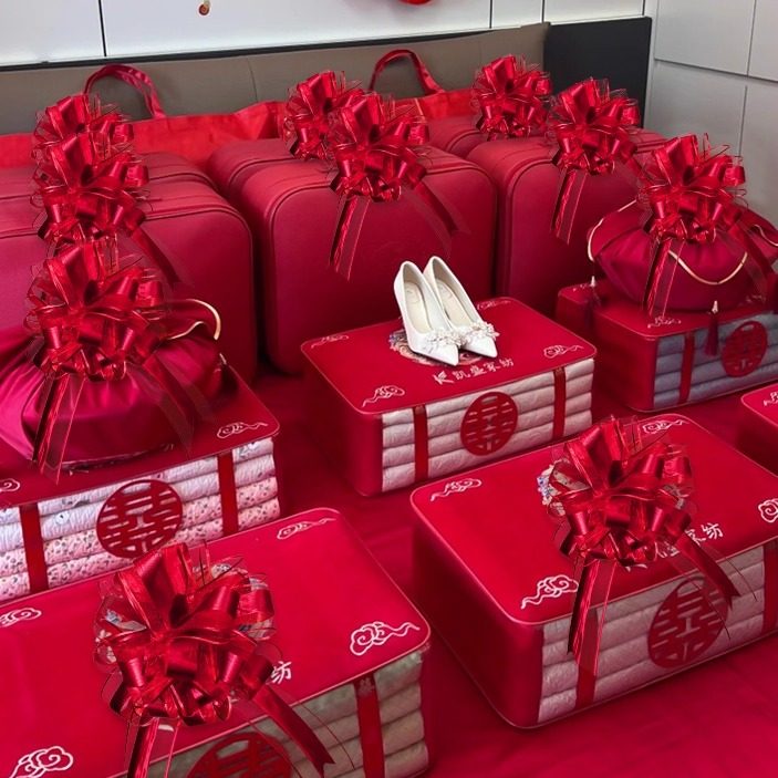 陪嫁嫁妆被子喜字拉花装饰红色丝带大号喜被专用婚礼绑带布置缎带,节庆用品/礼品,陪嫁用品套装,淘宝优惠券,粉丝福利购,淘宝优惠卷
