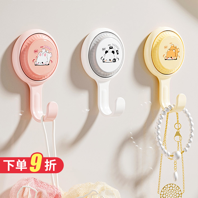 旋转挂钩免打孔承重门后无痕粘钩