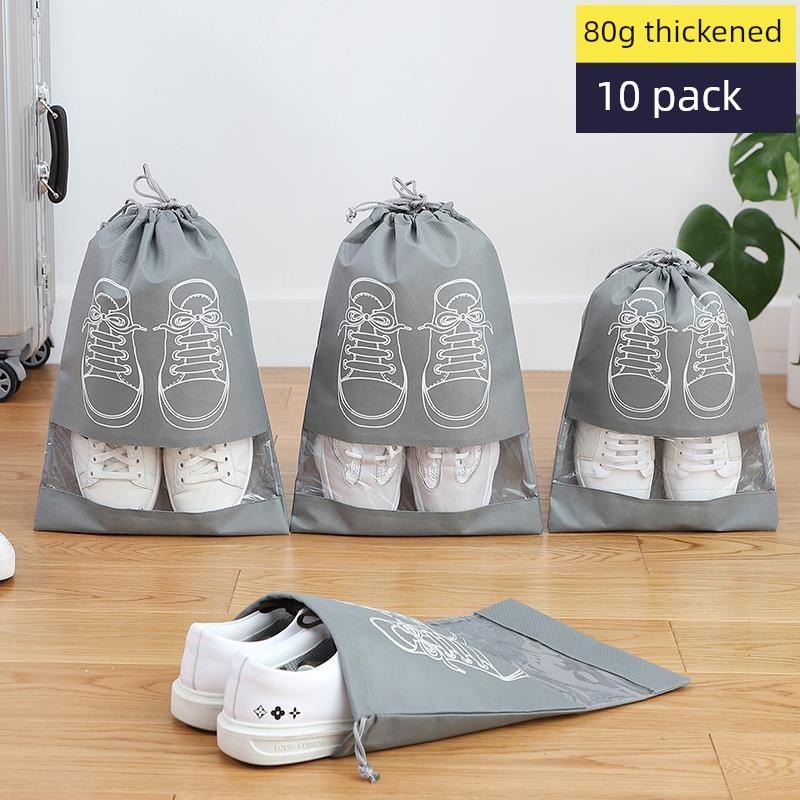 10pcs/set travel shoe bag athletic shoes bag dust - proof