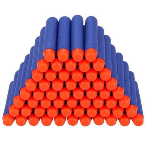 200pc round soft hollow head eva kids toys gun