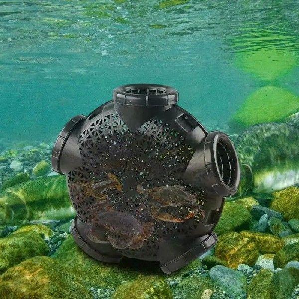 Crawfish Trap 5 Holes EEL Catcher Crab Net Easy To Use