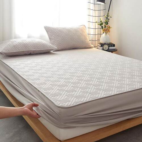 Cotton bed mattress cover bed sheets single bed sheet king