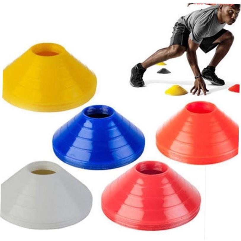 10Pcs Agility Disc Cone Set Football Training Saucer Cones M