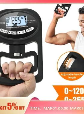 Grip Srength Tester 265Lbs/120Kg Digital Hand Dynamometer Gr