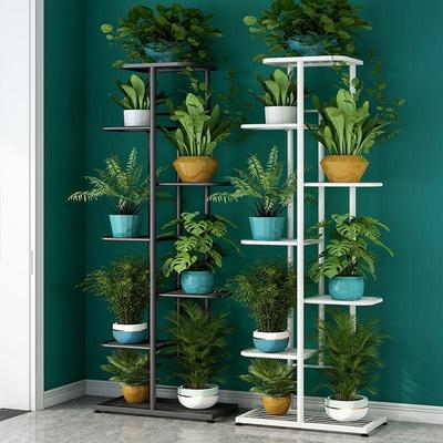 Plant Stand Balcony Flower Pot Ladder Shelf Outdoor Garden