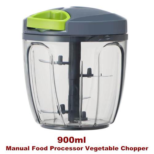 Manual Vegetable Chopper Hand Pull String Garlic Mincer