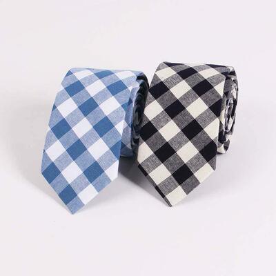 FCTERR cotton tie plaid tie men