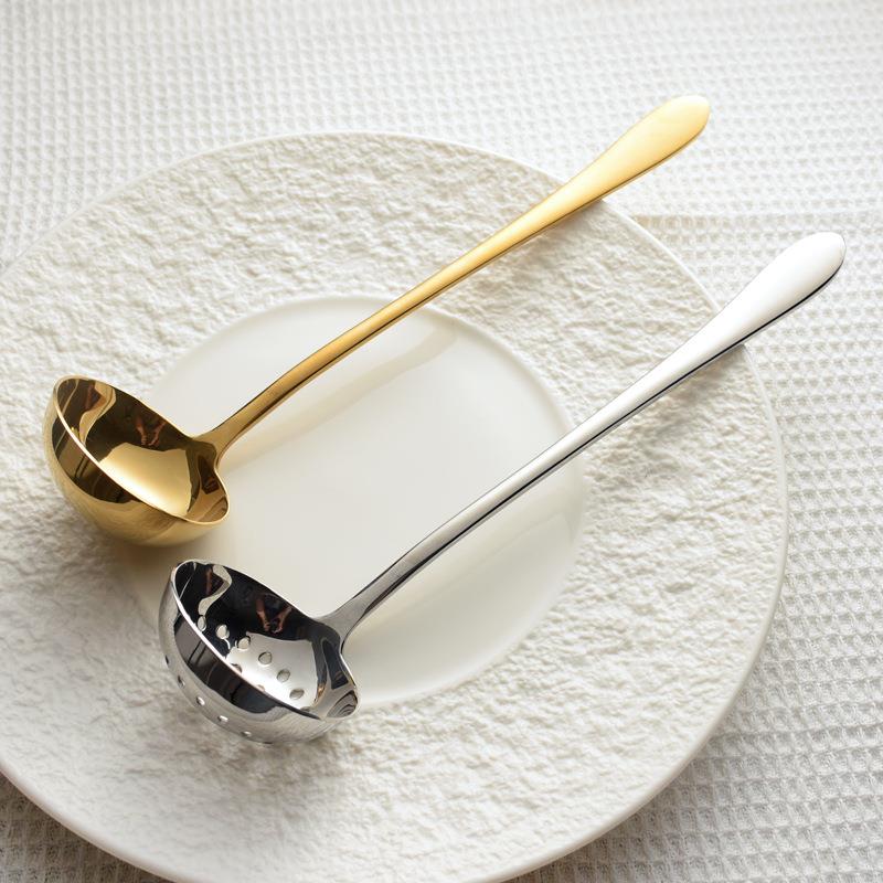 Dutch Style Skimmer Extra Long Soup Strainer