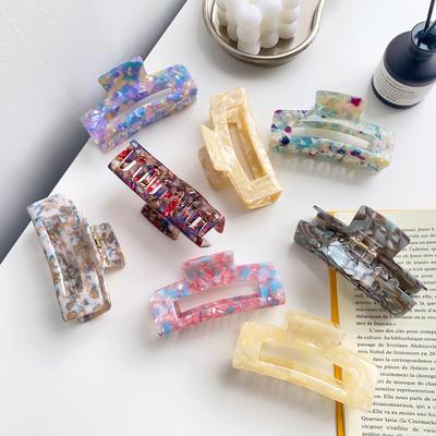 Acetic acid shark clip hair accessory for women