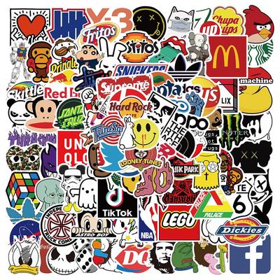101pcs sticker luggage notebook decoration diy waterproof st