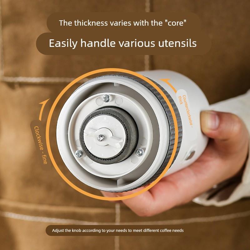 electric coffee grinder 电动咖啡磨豆机手磨充电便携意式研磨机