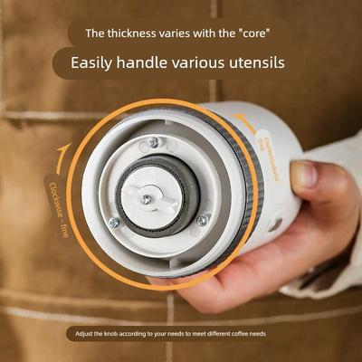 electric coffee grinder 电动咖啡磨豆机手磨充电便携意式研磨机