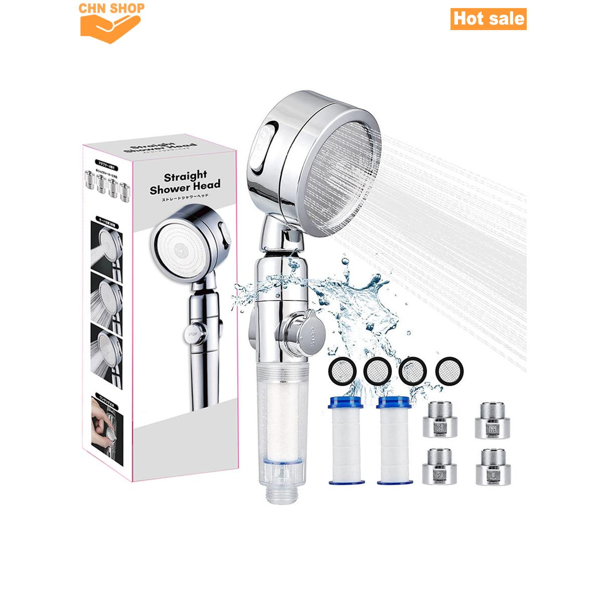 showerhead water purification filter power shower head 3mode