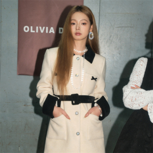 名媛高级感气质时尚 DUO赫本风大衣外套女冬季 OLIVIA 上衣 现货