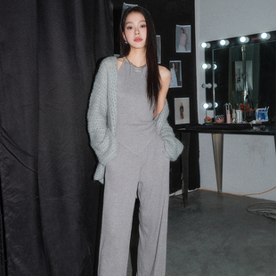 两件套 OLIVIA DUO清冷系套装 搭配一整套新款 小个子休闲高级感长裤