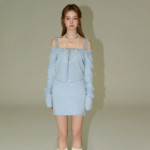 DUO套装 OLIVIA 女秋季 新款 高级感 半身裙两件套小个子时尚 现货