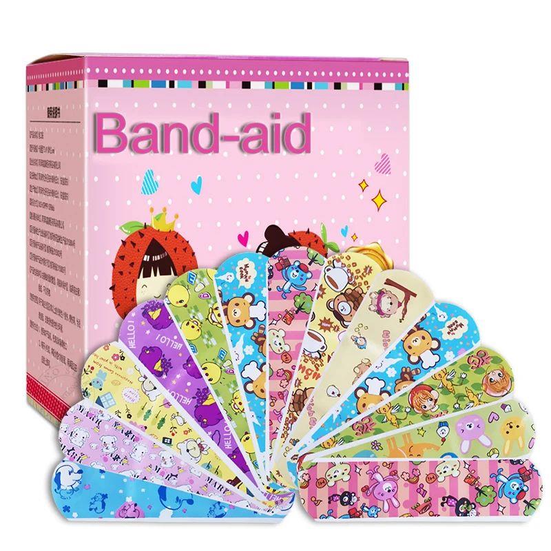 Cute Cartoon Children Band Aid Waterproof Breathable Adhesiv