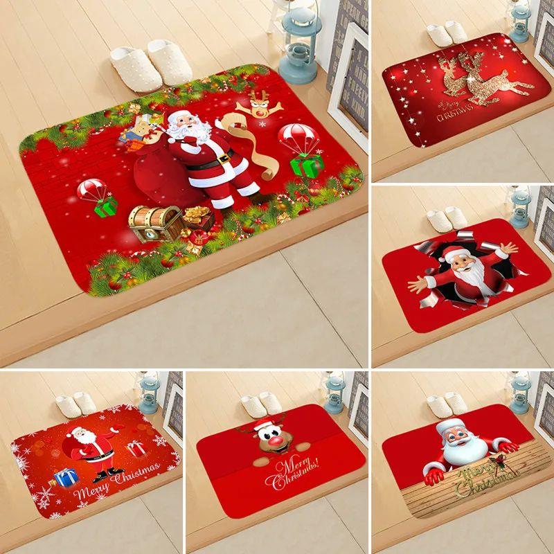 Merry Christmas Doormat Decorative Xmas Holiday Front Door M