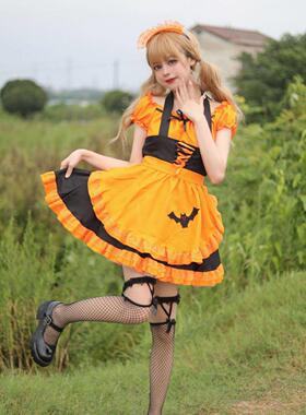 Halloween maid attire vampire Costume女仆服蝙蝠吸血鬼服装