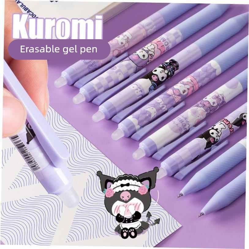 kuromi cinnamoroll sanrio erasable gel pen press cute 可擦笔