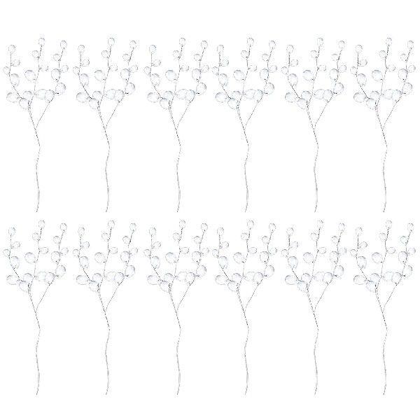 50 Stems Acrylic Bead Drops 3 Strands 6pcs Crystal Beads