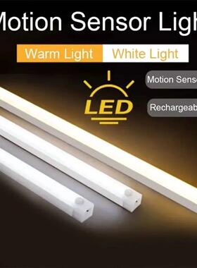 LED Bar Lights Type C Rechargeable Motion Sensor Dimmable De