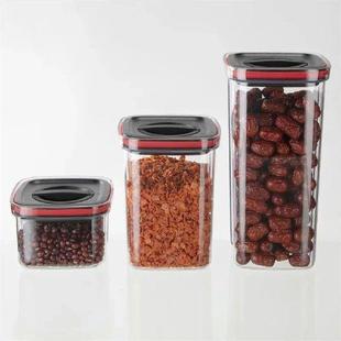 Jar Sealed Food Storage Transparent Rotating Box Cover